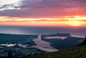 Sunrise from Laurieton Lookout near Camden Haven NSW