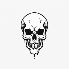 Skull for Logo Authentic Emblem