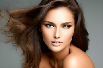 Fototapeta premium portrait of a woman generative ai