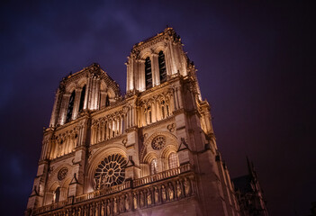 Fototapeta na wymiar Notre Damme Paris France