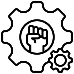 Process Of Motivating Icon