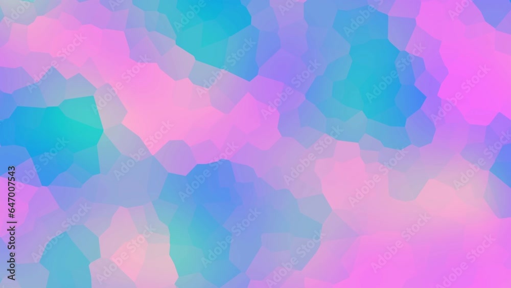 Poster Transform geometric background. Flashing tabstract pixels background. Random small squares. 4k Looping footage.