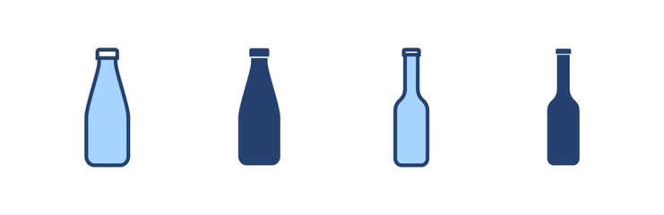 Bottle icon vector. bottle sign and symbol