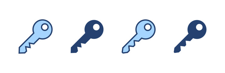 Key icon vector. Key sign and symbol.