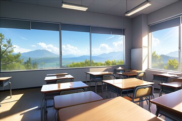 無人の教室