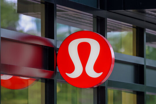 Lululemon Athletica Store front. Lululemon Athletica is a Canadian athletic apparel retailer. HALIFAX, NOVA SCOTIA, Canada - 15 JUN 2023