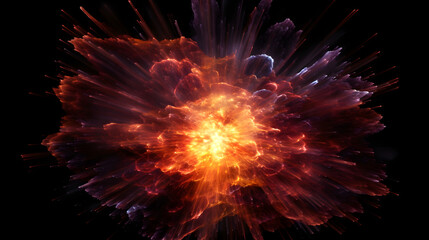 超新星爆発とは何か No.014  What is a Supernova Explosion Generative AI - obrazy, fototapety, plakaty