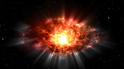 超新星爆発とは何か No.018  What is a Supernova Explosion Generative AI - obrazy, fototapety, plakaty