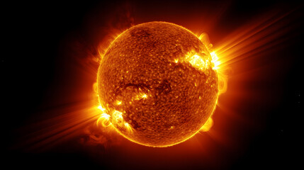 太陽：我々の銀河系の中心 No.006  The Sun The Center of Our Solar System Generative AI