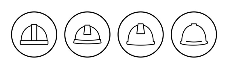 Helmet icon vector. safety helmet icon