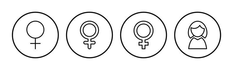 Female icon vector. toilet icon. restroom sign. gender