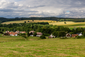 Obraz premium Landscape near Letohrad, Czech Republic