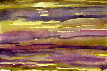 Yellow-purple watercolor background texture