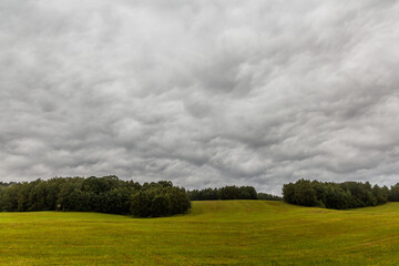 Meadows near the southernmost point of the Czech Republic