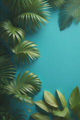 Fototapeta na wymiar (Wallpaper/background/fondo/interior design) Tropical background/wallpaper 