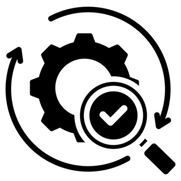 Process Control Glyph Icon