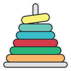 Obraz premium Baby Toy Sticker