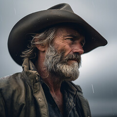 portrait of a cowboy