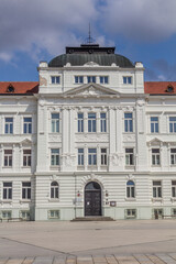 Building of the High school of agriculture in Tabor city, Czech Republic