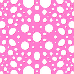 seamless polka dots background, polka dots pink pattern, circle pattern