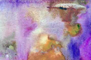 Purple green watercolor background texture