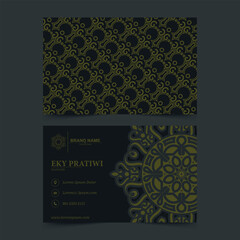Luxury Mandala business card template