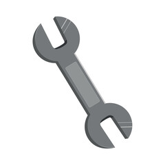 wrench tool icon isolated