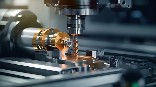 Cnc Turning drill Generative AI