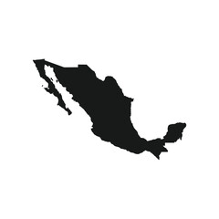 map of mexico icon vector