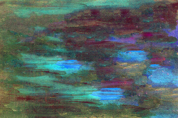 Green red acrylic background texture