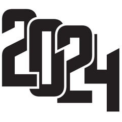  2024, 2024 year, happy new year, 2024 BLACK, 2k24,