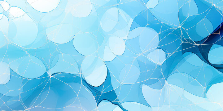 abstract multicolor light blue pattern