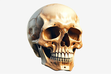 Obraz premium various kinds of 3d human skull models