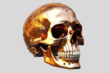 various kinds of 3d human skull models