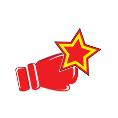 Fototapeta premium logo boxing gloves