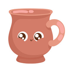 coffee cup kawaii cute icon