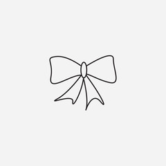 bow isolated on white background