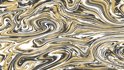 Seamless abstract marble pattern. Brown and black decoration graphic background.