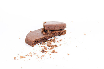 Traditional Colombian cookie called Cuca, brown cookie. Dessert from the Cauca Valley.