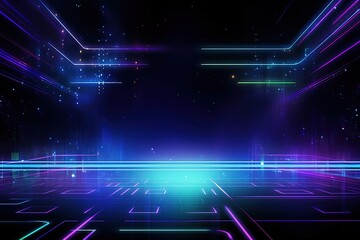 abstract futuristic background with pink blue glowing neon moving high speed wave lines and bokeh lights. Data transfer concept Fantastic wallpaper