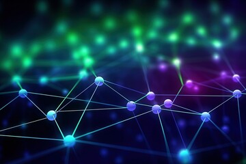Obraz premium abstract futuristic background with pink blue glowing neon moving high speed wave lines and bokeh lights. Data transfer concept Fantastic wallpaper
