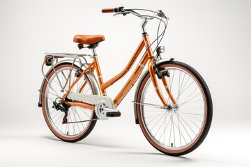 vintage bicycle isolated