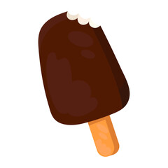chocolate ice cream icon design