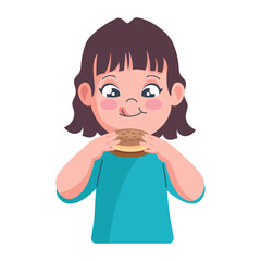 kid eating a cookie