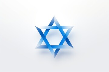 Star of David. Minimalistic style