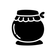 jar bottle silhouette icon