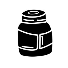 jar bottle silhouette icon