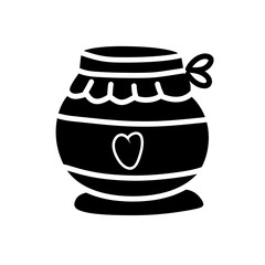 jar bottle silhouette icon