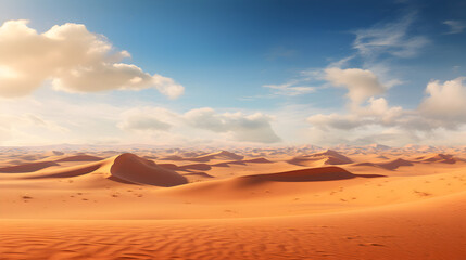 Fototapeta na wymiar Panoramic view from Sahara desert.