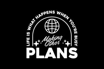 Aesthetic streetwear quotes inspirational vector design template